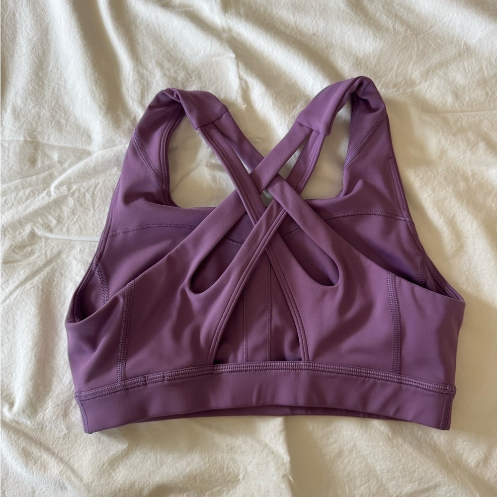 Peloton Purple Sports Bra - Picture 2 of 2